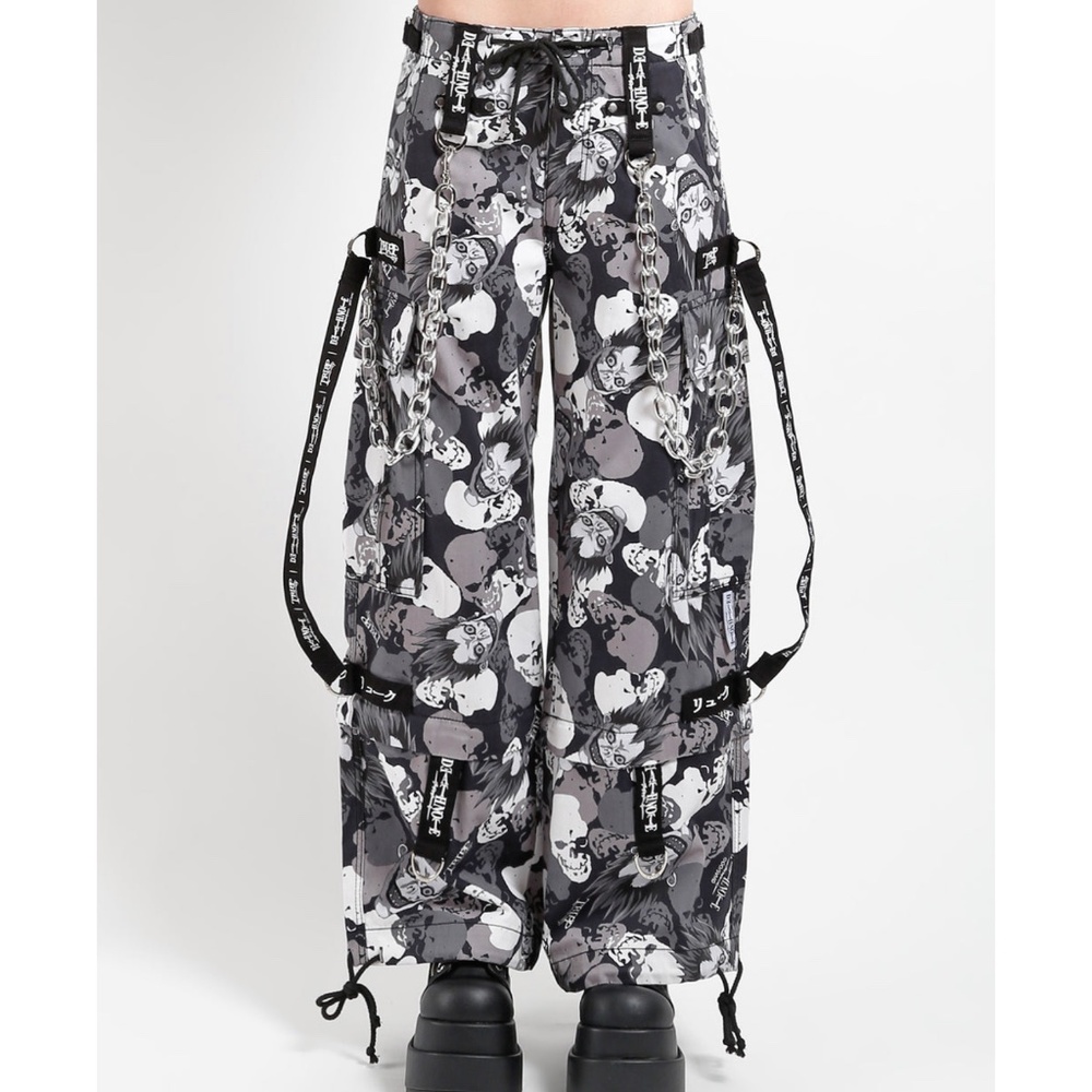 NWT Tripp NYC X Death Note UNISEX Ryuk Skull Camo Super Chain Pant Medium